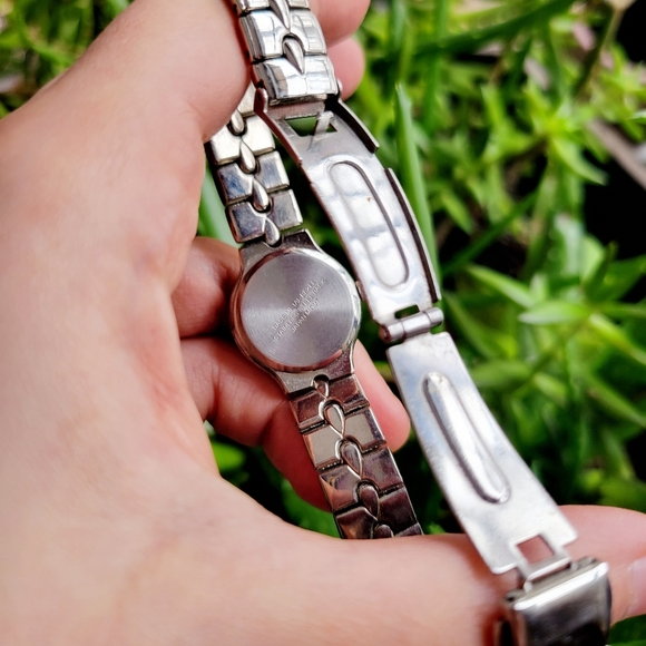 Classic B.West Silver & Purple/Blue Quartz Watch - Picture 8 of 9